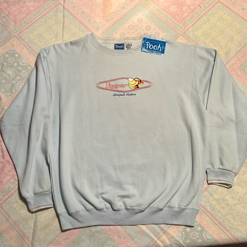 New Tigger light blue sweatshirt